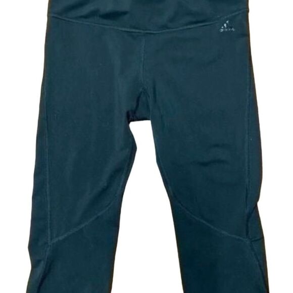 Adidas women’s black capri leggings, size medium - Picture 1 of 3